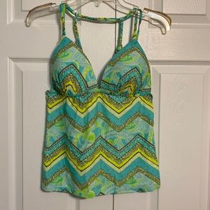 Red Camel tankini top, Lg